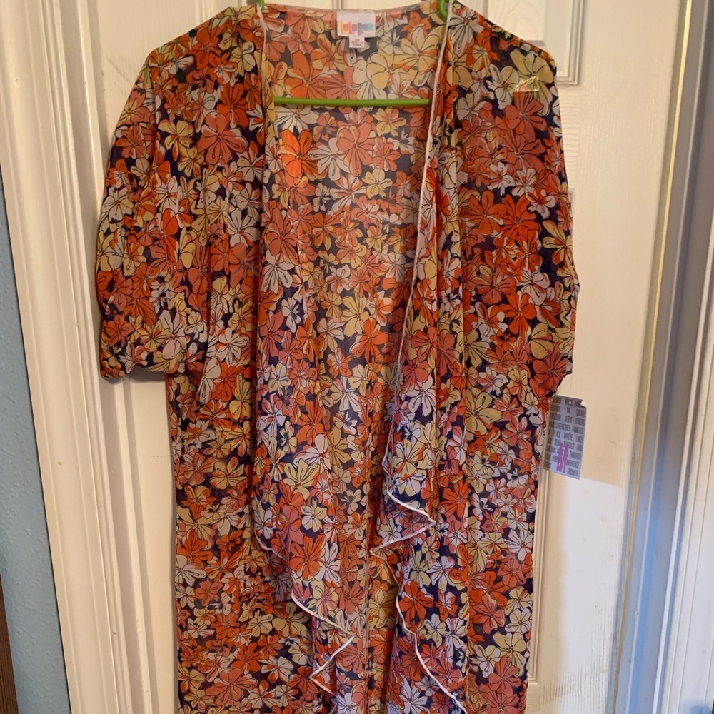 Lularoe Floral Shirley Kimono